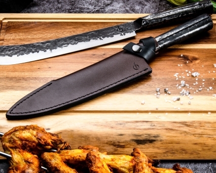 Forged Lederhülle Butcher's knife
