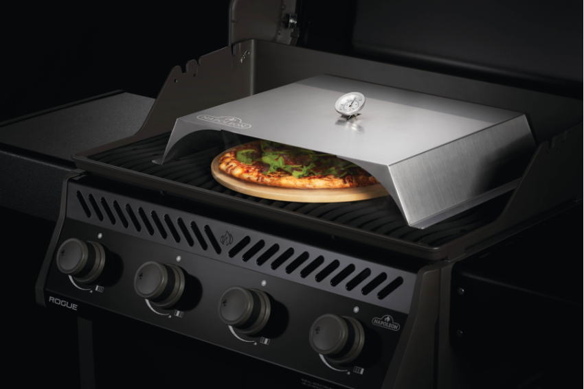 Napoleon Pizza-Aufsatz / Ofen aus Edelstahl